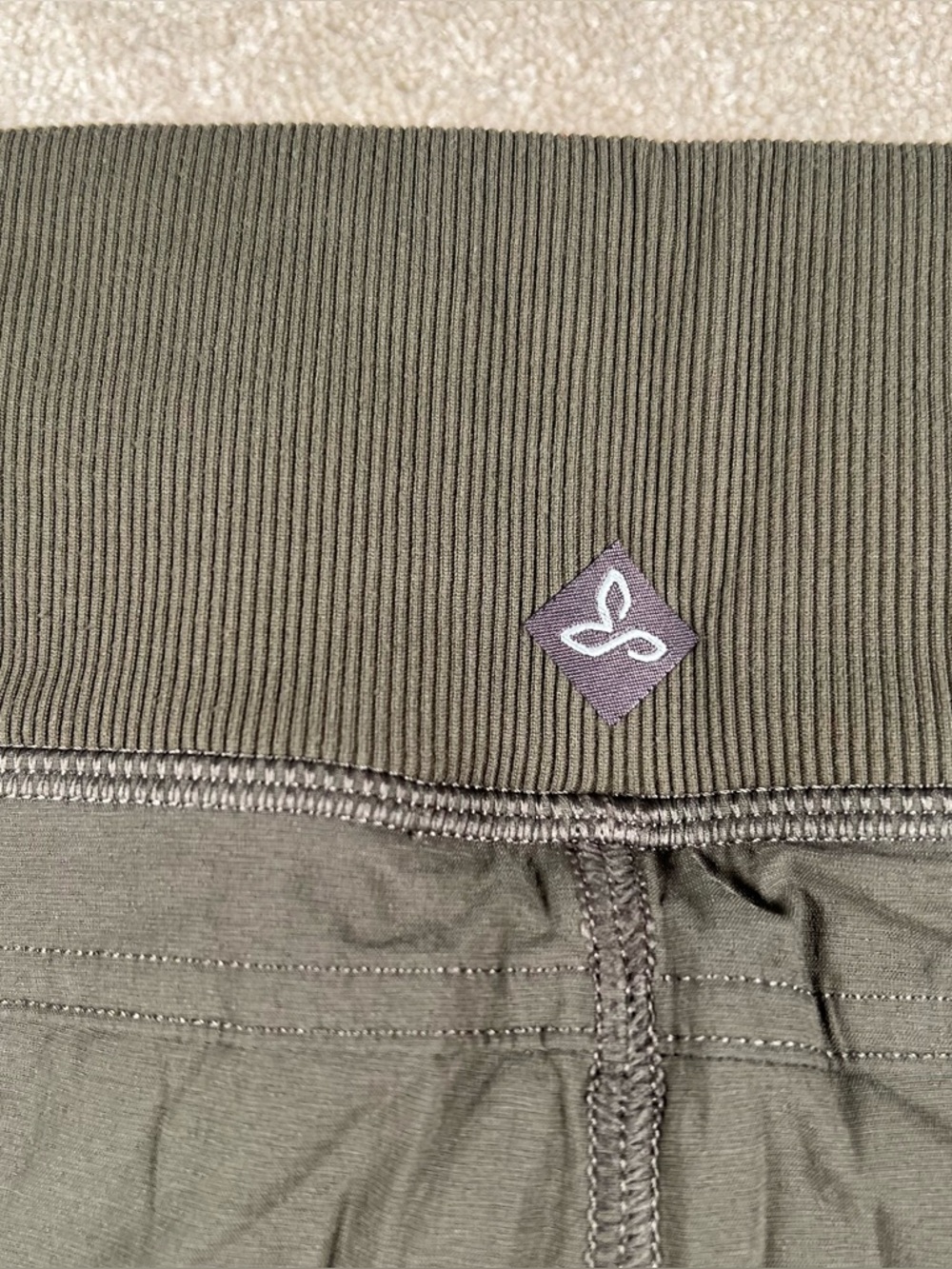 PrAna Green Skirt Athletic Pull On Shorts Pockets Athleisure Summer Women's Lg - Picture 6 of 12